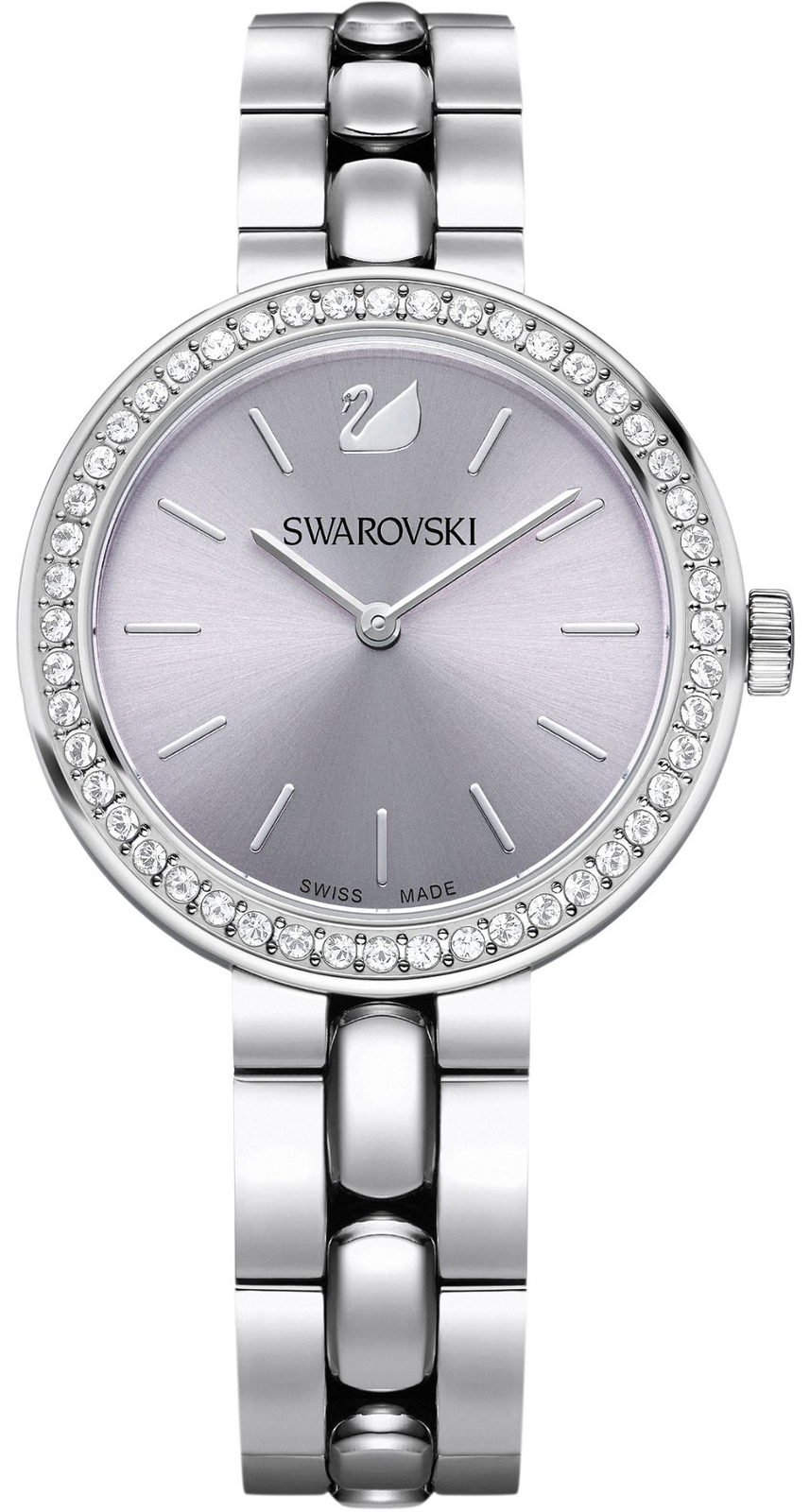 Swarovski Daytime Metal 5130555 Swarovski Daytime Metal 5130555Наручные часы<br>Швейцарские часы Swarovski Daytime Metal 5130555<br><br>Пол: Женские<br>Страна-производитель: Швейцария<br>Механизм: Кварцевый<br>Материал корпуса: Сталь<br>Материал ремня/браслета: Сталь<br>Водозащита, диапазон: 20 - 100 м<br>Стекло: Минеральное<br>Толщина корпуса: 8мм<br>Стиль: Мода