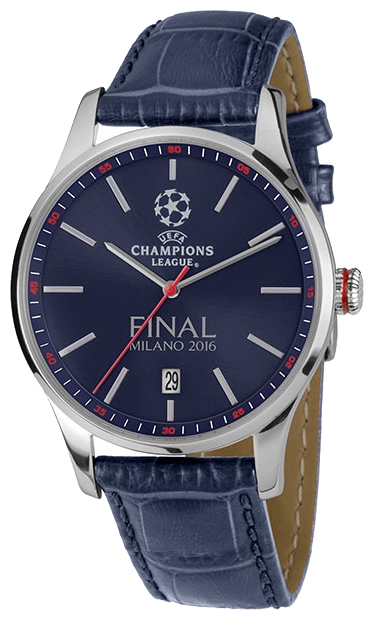 Jacques Lemans UEFA U-56A Jacques Lemans UEFA U-56AНаручные часы<br>Австрийские часы Jacques Lemans UEFA U-56A<br><br>Пол: Мужские<br>Страна-производитель: Австрия<br>Механизм: Кварцевый<br>Материал корпуса: Сталь<br>Материал ремня/браслета: Кожа<br>Водозащита, диапазон: None<br>Стекло: Минеральное<br>Толщина корпуса: None<br>Стиль: None