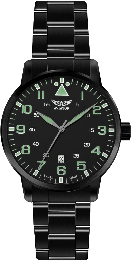 Aviator Professional Automatic V.1.11.5.038.5 Aviator Professional Automatic V.1.11.5.038.5Наручные часы<br>Швейцарские часы Aviator Aircobra V.1.11.5.038.5 Представленная модель входит в коллекцию Aircobra. Это Мужские часы. Материал корпуса часов — Сталь. Браслет — Сталь. В этой модели стоит Сапфировое стекло. Часы этой модели обладают водозащитой 100 м.<br><br>Пол: Мужские<br>Страна-производитель: Швейцария<br>Механизм: Кварцевый<br>Материал корпуса: Сталь<br>Материал ремня/браслета: Сталь<br>Водозащита, диапазон: 100 - 150 м<br>Стекло: Сапфировое<br>Толщина корпуса: 12 мм<br>Стиль: None