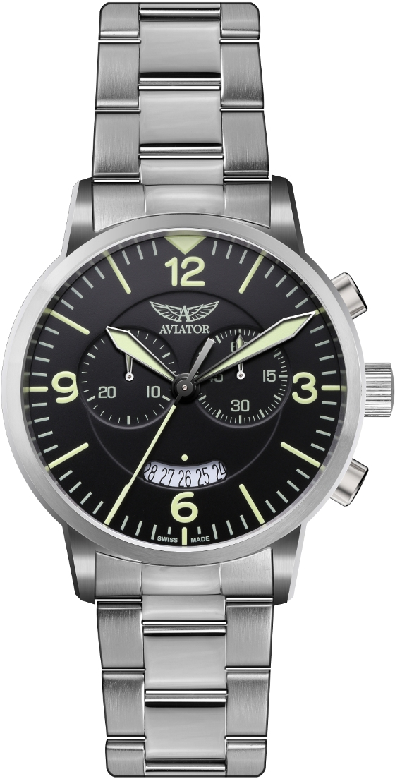 Aviator Aircobra Chrono V.2.13.0.074.5 Aviator Aircobra Chrono V.2.13.0.074.5Наручные часы<br>Швейцарские часы Aviator Aircobra Chrono V.2.13.0.074.5Модель входит в коллекцию Aircobra Chrono. Это великолепные Мужские часы. Материал корпуса часов — Сталь. Браслет — Сталь. Стекло - Сапфировое. Часы выдерживают давление на глубине 100 м.<br><br>Пол: Мужские<br>Страна-производитель: Швейцария<br>Механизм: Кварцевый<br>Материал корпуса: Сталь<br>Материал ремня/браслета: Сталь<br>Водозащита, диапазон: 100 - 150 м<br>Стекло: Сапфировое<br>Толщина корпуса: None<br>Стиль: None