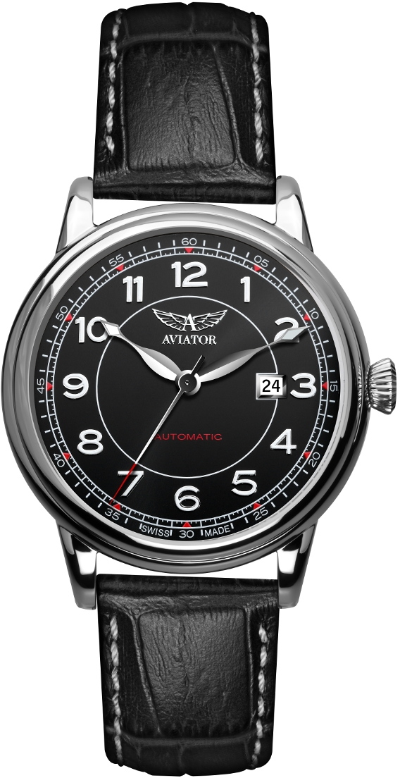Aviator Douglas V.3.09.0.107.4 Aviator Douglas V.3.09.0.107.4Наручные часы<br>Швейцарские часы Aviator Douglas V.3.09.0.107.4<br><br>Пол: Мужские<br>Страна-производитель: Швейцария<br>Механизм: Механический<br>Материал корпуса: Сталь<br>Материал ремня/браслета: Кожа<br>Водозащита, диапазон: 20 - 100 м<br>Стекло: Сапфировое<br>Толщина корпуса: 12 мм<br>Стиль: Классика
