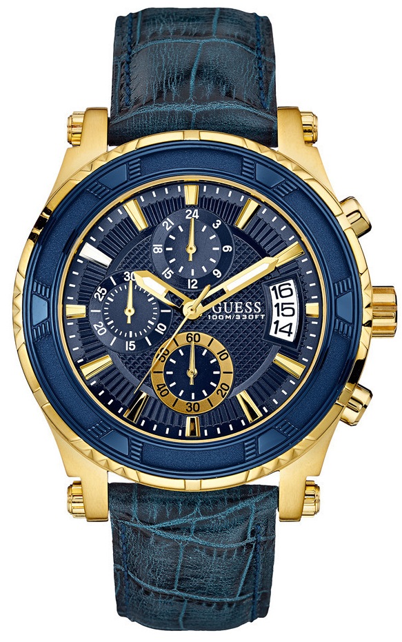 Guess Sport Steel W0673G2 Guess Sport Steel W0673G2 Наручные часы<br>Американские часы Guess Sport Steel W0673G2<br><br>Для кого?: Мужские<br>Страна-производитель: США<br>Механизм: Кварцевый<br>Материал корпуса: Сталь<br>Материал ремня/браслета: Кожа<br>Водозащита, диапазон: 20 - 100 м<br>Стекло: Минеральное<br>Толщина корпуса: 13 мм<br>Стиль: Мода