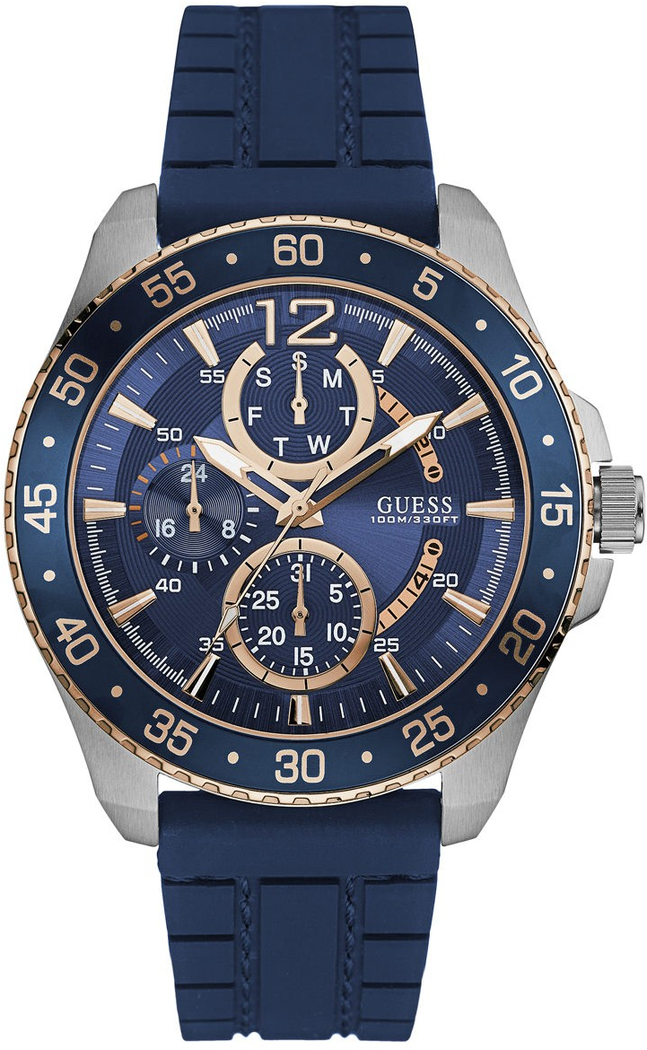 Guess Sport Steel W0798G2 Guess Sport Steel W0798G2Наручные часы<br>Американские часы Guess Sport Steel W0798G2<br><br>Пол: Мужские<br>Страна-производитель: США<br>Механизм: Кварцевый<br>Материал корпуса: Сталь<br>Материал ремня/браслета: Силикон<br>Водозащита, диапазон: None<br>Стекло: Минеральное<br>Толщина корпуса: 12 мм<br>Стиль: None