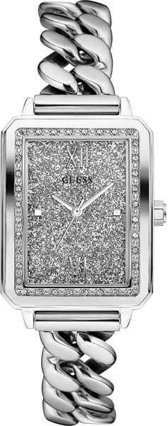 Guess Dress Steel W0896L1 Guess Dress Steel W0896L1Наручные часы<br>Американские часы Guess Dress Steel W0896L1<br><br>Пол: Женские<br>Страна-производитель: США<br>Механизм: Кварцевый<br>Материал корпуса: Сталь<br>Материал ремня/браслета: Сталь<br>Водозащита, диапазон: None<br>Стекло: Минеральное<br>Толщина корпуса: 9 мм<br>Стиль: None