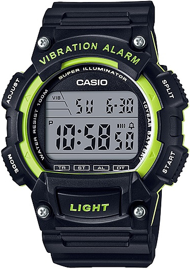 Casio W-736H-3A Casio W-736H-3AНаручные часы<br>Японские часы Casio W-736H-3A<br><br>Пол: Мужские<br>Страна-производитель: Япония<br>Механизм: Кварцевый<br>Материал корпуса: Пластик<br>Материал ремня/браслета: Пластик<br>Водозащита, диапазон: None<br>Стекло: Пластиковое<br>Толщина корпуса: 16,1 мм<br>Стиль: None