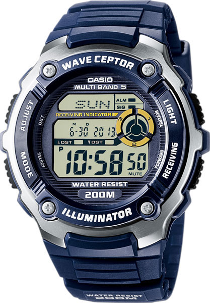 Casio Wave Ceptor WV-200E-2A Casio Wave Ceptor WV-200E-2AНаручные часы<br>Японские часы Casio Wave Ceptor WV-200E-2A<br><br>Пол: Мужские<br>Страна-производитель: Япония<br>Механизм: Кварцевый<br>Материал корпуса: Сталь<br>Материал ремня/браслета: Каучук<br>Водозащита, диапазон: None<br>Стекло: Минеральное<br>Толщина корпуса: 15,2 мм<br>Стиль: None