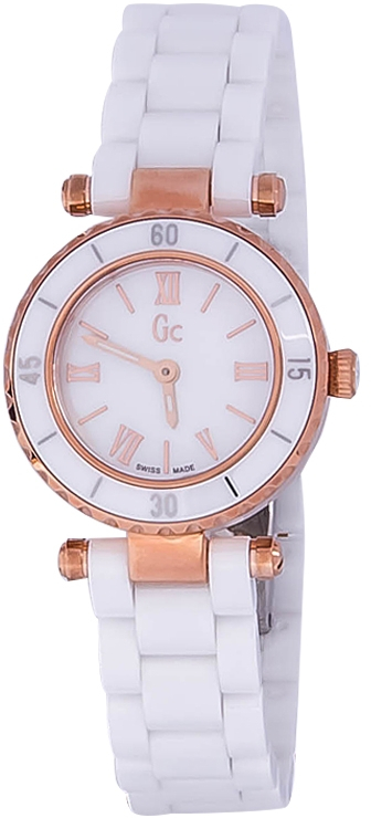 Gc Mini Chic X70011L1S Gc Mini Chic X70011L1SНаручные часы<br>Швейцарские часы Gc Mini Chic X70011L1SПредставленная модель входит в коллекцию Mini Chic . Это модные женские часы. Материал корпуса часов — сталь+керамика. В этой модели стоит сапфировое стекло. Водозащита - 100 м.<br><br>Пол: Женские<br>Страна-производитель: Швейцария<br>Механизм: Кварцевый<br>Материал корпуса: Сталь+керамика<br>Материал ремня/браслета: Керамика<br>Водозащита, диапазон: 100 - 150 м<br>Стекло: Сапфировое<br>Толщина корпуса: None<br>Стиль: None