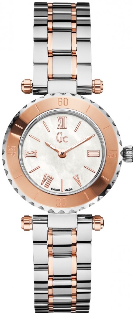 Gc Mini Chic X70027L1S Gc Mini Chic X70027L1SНаручные часы<br>Швейцарские часы Gc Mini Chic X70027L1SДанная модель — яркий представитель коллекции Mini Chic . Это настоящие женские часы. Материал корпуса часов — сталь+золото. В этой модели стоит сапфировое стекло. Водозащита - 100 м. Диаметр корпуса часов составляет 28мм.<br><br>Пол: Женские<br>Страна-производитель: Швейцария<br>Механизм: Кварцевый<br>Материал корпуса: Сталь<br>Материал ремня/браслета: Сталь<br>Водозащита, диапазон: 100 - 150 м<br>Стекло: Сапфировое<br>Толщина корпуса: None<br>Стиль: None