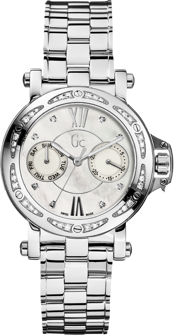 GC Femme X74106L1S GC Femme X74106L1SНаручные часы<br>Швейцарские часы GC Femme X74106L1S<br><br>Пол: Женские<br>Страна-производитель: Швейцария<br>Механизм: Кварцевый<br>Материал корпуса: Сталь<br>Материал ремня/браслета: Сталь<br>Водозащита, диапазон: 100 - 150 м<br>Стекло: Сапфировое<br>Толщина корпуса: 9 мм<br>Стиль: Классика