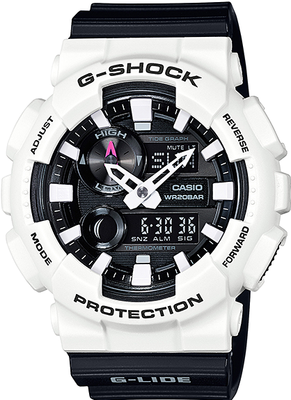 Casio G-shock G-Lide GAX-100B-7A Casio G-shock G-Lide GAX-100B-7AНаручные часы<br>Японские часы Casio G-shock G-Lide GAX-100B-7A<br><br>Пол: Мужские<br>Страна-производитель: Япония<br>Механизм: Кварцевый<br>Материал корпуса: Пластик<br>Материал ремня/браслета: Каучук<br>Водозащита, диапазон: None<br>Стекло: Минеральное<br>Толщина корпуса: 16,9 мм<br>Стиль: None