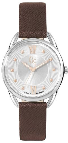 Gc Classic Y13001L1 Gc Classic Y13001L1Наручные часы<br>Швейцарские часы Gc Classic Y13001L1<br><br>Пол: Женские<br>Страна-производитель: Швейцария<br>Механизм: Кварцевый<br>Материал корпуса: Сталь<br>Материал ремня/браслета: Кожа<br>Водозащита, диапазон: None<br>Стекло: Минеральное<br>Толщина корпуса: 7,8 мм<br>Стиль: None