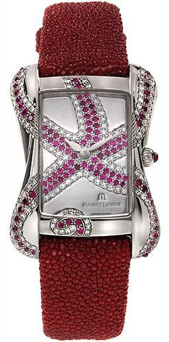 Maurice Lacroix Divina DV5012-WD531-150 Maurice Lacroix Divina DV5012-WD531-150Наручные часы<br>Швейцарские часы Maurice Lacroix Divina DV5012-WD531-150Модель входит в коллекцию Divina. Это женские часы. Материал корпуса часов — белое золото. Ремень — кожа. Стекло — сапфировое. Часы выдерживают давление на глубине 30 м. Цвет циферблата - серый. Диаметр корпуса часов составляет 24,5х40,5мм. При создании этих часов использованы натуральные бриллианты.<br><br>Пол: Женские<br>Страна-производитель: Швейцария<br>Механизм: Кварцевый<br>Материал корпуса: Золото<br>Материал ремня/браслета: Кожа<br>Водозащита, диапазон: 20 - 100 м<br>Стекло: Сапфировое<br>Толщина корпуса: None<br>Стиль: Мода