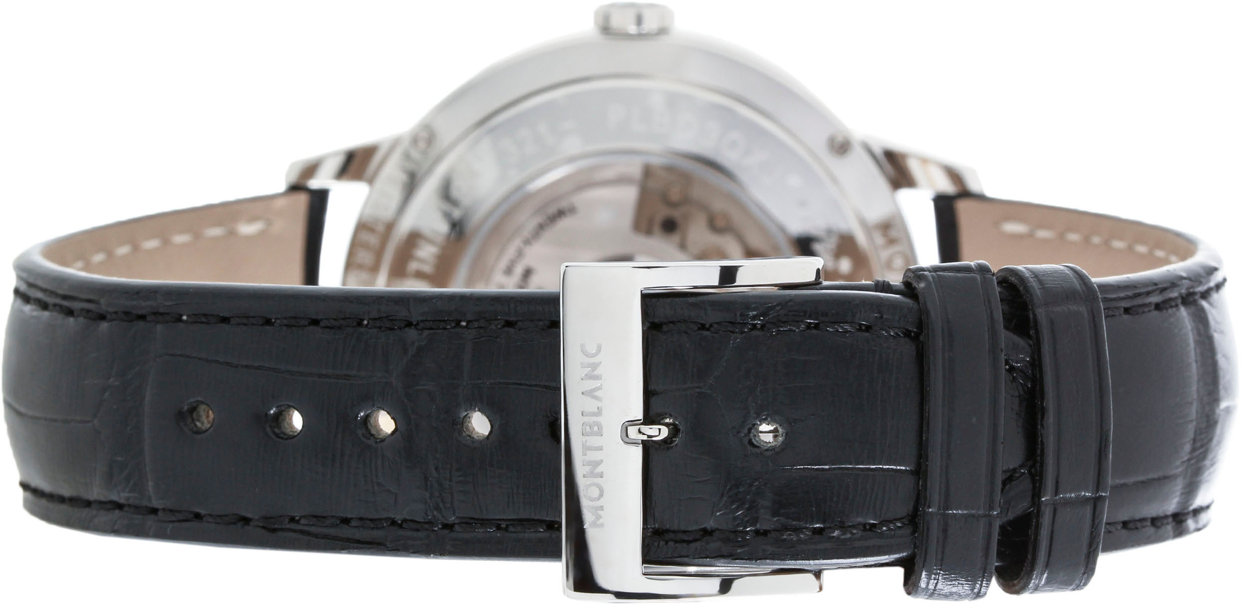 Montblanc Heritage 111620 Montblanc Heritage 111620Наручные часы<br>Швейцарские часы Montblanc Heritage Spirit Moonphase 111620Модель Montblanc Heritage Spirit Moonphase отображает ценности Montblanc Meisterst?ck в сочетании с классическими кодами швейцарского часового искусства: элегантный лаконичный дизайн, выпуклый циферблат с узором «солнечные лучи», накладные метки, граненые стрелки Dauphine, центральная секундная стрелка, контрастная комбинация матовой и полированной обработки в отделке корпуса. Благодаря индикатору даты и фазы Луны во вневременном стиле эти часы утонченно смотрятся на запястье. Выпуклое сапфировое стекло с двойным антибликовым покрытием. Механизм - Montblanc MB 29.14 - механический с автоподзаводом, 28800 полуколебаний/час, 25 камень, около 42 часов запас хода. Диаметр корпуса - 42 мм. Водозащита - 30 метров.<br><br>Для кого?: Мужские<br>Страна-производитель: Швейцария<br>Механизм: Механический<br>Материал корпуса: Сталь<br>Материал ремня/браслета: Кожа<br>Водозащита, диапазон: 20 - 100 м<br>Стекло: Сапфировое<br>Толщина корпуса: 10.44 мм<br>Стиль: Классика