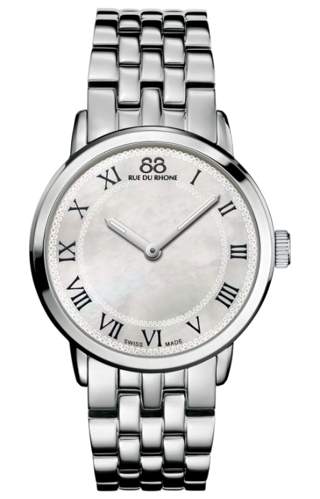 88 Rue Du Rhone Double 8 Origin 87WA153514 88 Rue Du Rhone Double 8 Origin 87WA153514Наручные часы<br>Швейцарские часы 88 Rue Du Rhone Double 8 Origin 87WA153514<br><br>Для кого?: Женские<br>Страна-производитель: Швейцария<br>Механизм: Кварцевый<br>Материал корпуса: Сталь<br>Материал ремня/браслета: Сталь<br>Водозащита, диапазон: None<br>Стекло: Сапфировое<br>Толщина корпуса: None<br>Стиль: None
