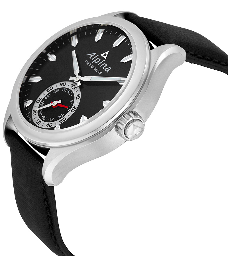 Alpina AL-285BS5AQ6 Alpina AL-285BS5AQ6Наручные часы<br>Швейцарские часы Alpina Horological Smartwatch AL-285BS5AQ6<br><br>Для кого?: Мужские<br>Страна-производитель: Швейцария<br>Механизм: Кварцевый<br>Материал корпуса: Сталь<br>Материал ремня/браслета: Кожа+текстиль<br>Водозащита, диапазон: 20 - 100 м<br>Стекло: Сапфировое<br>Толщина корпуса: None<br>Стиль: Классика