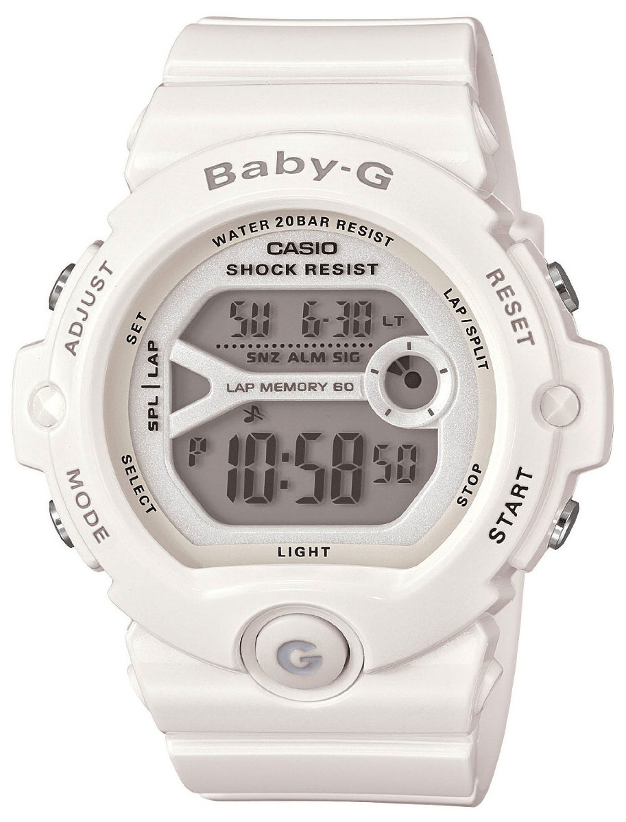 Casio Baby-G BG-6903-7B Casio Baby-G BG-6903-7BНаручные часы<br>Японские часы Casio Baby-G BG-6903-7B<br><br>Для кого?: Женские<br>Страна-производитель: Япония<br>Механизм: Кварцевый<br>Материал корпуса: Пластик<br>Материал ремня/браслета: Каучук<br>Водозащита, диапазон: None<br>Стекло: Минеральное<br>Толщина корпуса: 13,5 мм<br>Стиль: None