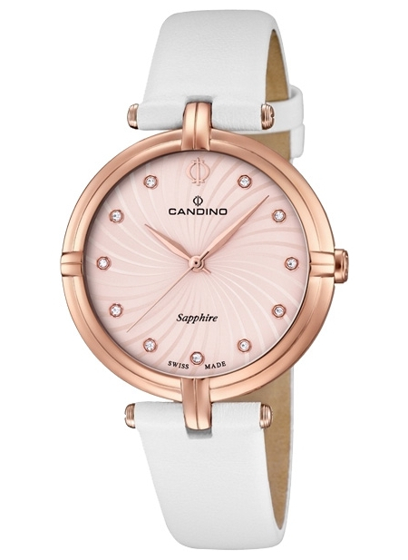 Candino Fashion C4600/1 Candino Fashion C4600/1Наручные часы<br>Швейцарские часы Candino Fashion C4600/1<br><br>Для кого?: Женские<br>Страна-производитель: Швейцария<br>Механизм: Кварцевый<br>Материал корпуса: Сталь<br>Материал ремня/браслета: Кожа<br>Водозащита, диапазон: None<br>Стекло: Сапфировое<br>Толщина корпуса: 8 мм<br>Стиль: None