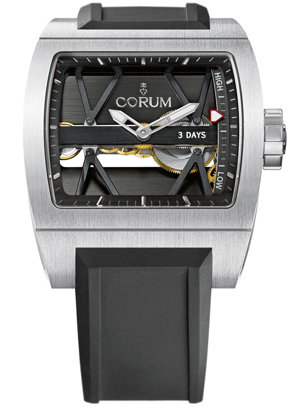 Corum Ti-Bridge 107.101.04 / F371 0000 Corum Ti-Bridge 107.101.04 / F371 0000Наручные часы<br>Швейцарские часы Corum Ti-Bridge 107.101.04 / F371 0000Модель входит в коллекцию Ti-Bridge. Это модные мужские часы. Материал корпуса часов — титан. В этих часах используется сапфировое стекло. Водозащита - 50 м.<br><br>Для кого?: Мужские<br>Страна-производитель: Швейцария<br>Механизм: Механический<br>Материал корпуса: Титан<br>Материал ремня/браслета: Каучук<br>Водозащита, диапазон: 20 - 100 м<br>Стекло: Сапфировое<br>Толщина корпуса: None<br>Стиль: None