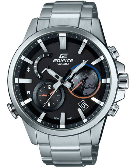 Casio Edifice EQB-600D-1A Casio Edifice EQB-600D-1AНаручные часы<br>Японские часы Casio Edifice EQB-600D-1A<br><br>Для кого?: Мужские<br>Страна-производитель: Япония<br>Механизм: Кварцевый<br>Материал корпуса: Сталь<br>Материал ремня/браслета: Сталь<br>Водозащита, диапазон: None<br>Стекло: Минеральное<br>Толщина корпуса: 13 мм<br>Стиль: None