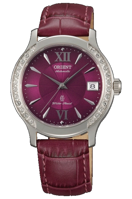 Orient Fashionable ER2E005V Orient Fashionable ER2E005VНаручные часы<br>Японские часы Orient Fashionable ER2E005V<br><br>Для кого?: Женские<br>Страна-производитель: Япония<br>Механизм: Механический<br>Материал корпуса: Сталь<br>Материал ремня/браслета: Кожа<br>Водозащита, диапазон: None<br>Стекло: Сапфировое<br>Толщина корпуса: 10,4 мм<br>Стиль: None