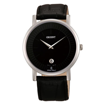 Orient Dressy GW01009B Orient Dressy GW01009BНаручные часы<br>Японские часы Orient Dressy GW01009B<br><br>Для кого?: Мужские<br>Страна-производитель: Япония<br>Механизм: Кварцевый<br>Материал корпуса: Сталь<br>Материал ремня/браслета: Кожа<br>Водозащита, диапазон: None<br>Стекло: Сапфировое<br>Толщина корпуса: 7 мм<br>Стиль: None