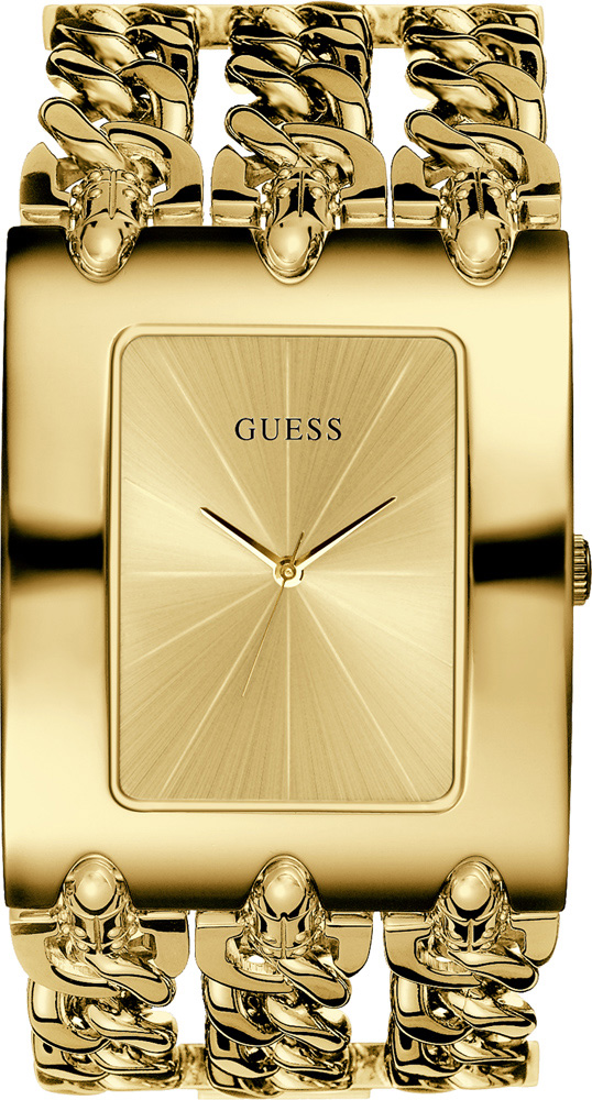 Guess I10544L1 Guess I10544L1Наручные часы<br>Американские часы Guess I10544L1Это стильные женские часы. Материал корпуса часов — сталь. В этой модели стоит минеральное стекло. Часы выдерживают давление на глубине 30 м. Цвет циферблата - золотистый. Циферблат содержит часы, минуты, секунды. Размер данной модели 40х50мм.<br><br>Для кого?: Женские<br>Страна-производитель: США<br>Механизм: Кварцевый<br>Материал корпуса: Сталь<br>Материал ремня/браслета: Сталь<br>Водозащита, диапазон: None<br>Стекло: Минеральное<br>Толщина корпуса: 10<br>Стиль: Классика