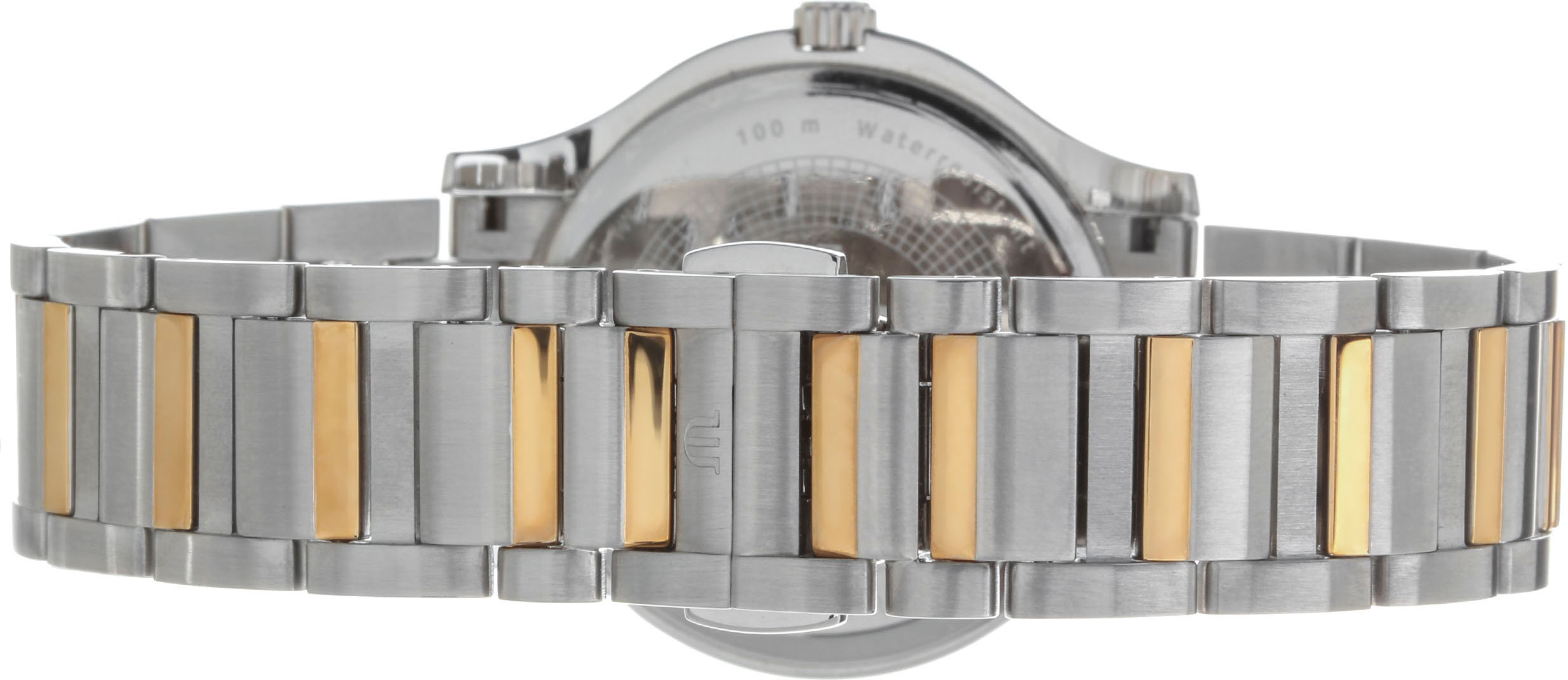 Maurice Lacroix Miros MI1067-SY013-110 Maurice Lacroix Miros MI1067-SY013-110Наручные часы<br>Швейцарские часы Maurice Lacroix Miros MI1067-SY013-110<br><br>Для кого?: Мужские<br>Страна-производитель: Швейцария<br>Механизм: Кварцевый<br>Материал корпуса: Золото+сталь<br>Материал ремня/браслета: Сталь+золото<br>Водозащита, диапазон: 100 - 150 м<br>Стекло: Сапфировое<br>Толщина корпуса: None<br>Стиль: Классика