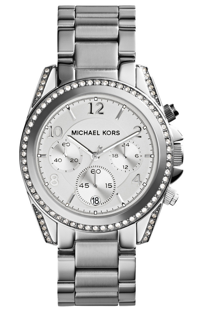 Michael Kors Blair MK5165 Michael Kors Blair MK5165Наручные часы<br>Американские часы Michael Kors Blair MK5165Часы входят в модельный ряд коллекции Blair. Это стильные женские часы. Материал корпуса часов — сталь. Циферблат часов защищает минеральное стекло. Часы выдерживают давление на глубине 100 м. Основной цвет циферблата серебристый. Циферблат модели содержит часы, минуты, секунды. В данной модели используются следующие усложнения: дата, хронограф. Диаметр корпуса 39 мм.<br><br>Для кого?: Женские<br>Страна-производитель: США<br>Механизм: Кварцевый<br>Материал корпуса: Сталь<br>Материал ремня/браслета: Сталь<br>Водозащита, диапазон: None<br>Стекло: Минеральное<br>Толщина корпуса: 11<br>Стиль: Спорт