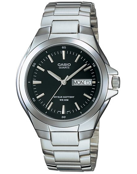 Casio MTP-1228D-1A Casio MTP-1228D-1AНаручные часы<br>Японские часы Casio MTP-1228D-1A<br><br>Для кого?: Мужские<br>Страна-производитель: Япония<br>Механизм: Кварцевый<br>Материал корпуса: Сталь<br>Материал ремня/браслета: Сталь<br>Водозащита, диапазон: None<br>Стекло: Минеральное<br>Толщина корпуса: 10 мм<br>Стиль: None