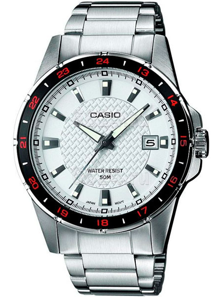 Casio MTP-1290D-7A Casio MTP-1290D-7AНаручные часы<br>Японские часы Casio MTP-1290D-7A<br><br>Для кого?: Мужские<br>Страна-производитель: Япония<br>Механизм: Кварцевый<br>Материал корпуса: Сталь<br>Материал ремня/браслета: Сталь<br>Водозащита, диапазон: None<br>Стекло: Минеральное<br>Толщина корпуса: 10,3 мм<br>Стиль: None
