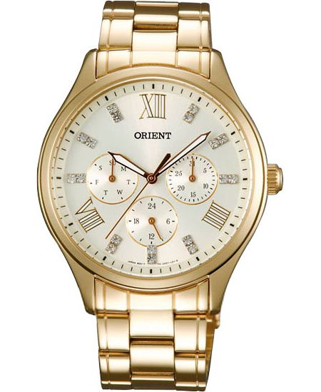 Orient Fashionable SW05003S Orient Fashionable SW05003SНаручные часы<br>Япоснкие часы Orient Fashionable SW05003S<br><br>Для кого?: Женские<br>Страна-производитель: Япония<br>Механизм: Кварцевый<br>Материал корпуса: Сталь<br>Материал ремня/браслета: Сталь<br>Водозащита, диапазон: None<br>Стекло: Минеральное<br>Толщина корпуса: 11 мм<br>Стиль: None
