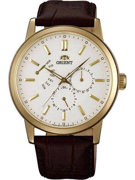 Orient Classic UU0A003W Orient Classic UU0A003WНаручные часы<br>Японские часы Orient Classic UU0A003W<br><br>Для кого?: Мужские<br>Страна-производитель: Япония<br>Механизм: Кварцевый<br>Материал корпуса: Сталь<br>Материал ремня/браслета: Кожа<br>Водозащита, диапазон: None<br>Стекло: Сапфировое<br>Толщина корпуса: None<br>Стиль: None