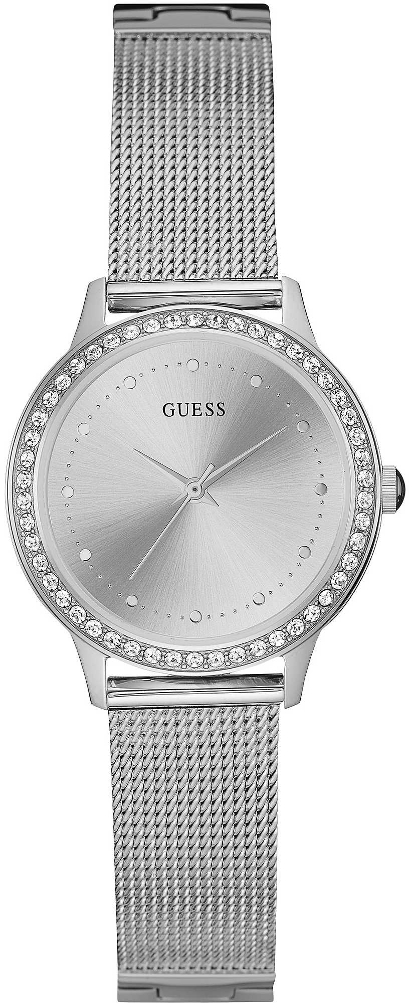 Guess Dress Steel W0647L6 Guess Dress Steel W0647L6Наручные часы<br>Американские часы Guess Dress Steel W0647L6<br><br>Для кого?: Женские<br>Страна-производитель: США<br>Механизм: Кварцевый<br>Материал корпуса: Сталь<br>Материал ремня/браслета: Сталь<br>Водозащита, диапазон: None<br>Стекло: Минеральное<br>Толщина корпуса: 8 мм<br>Стиль: None