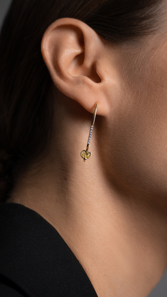 Серьги Cassiopea Сердце Л3141-001