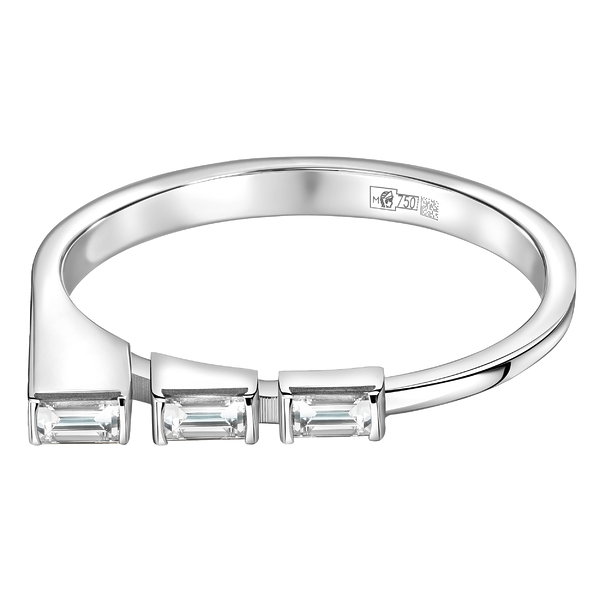 Кольцо Cassiopea Азбука Морзе буква О м21151-002О
