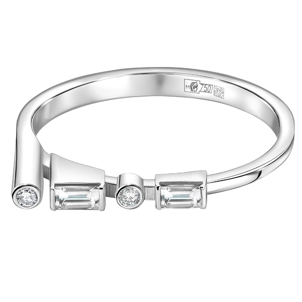 Кольцо Cassiopea Азбука Морзе буква Я м21151-003Я