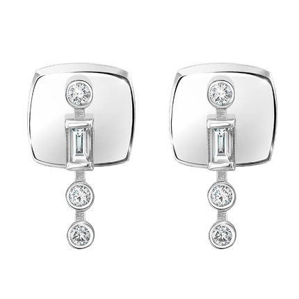 Серьги Cassiopea Азбука Морзе буква Л м33951-004Л