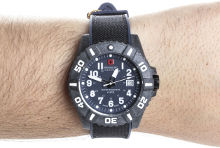 Швейцарские часы Hanowa Swiss Military Black Carbon 06-4309.17.003, купить  оригинал