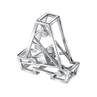 Подвеска Cassiopea Буква Д 13141-002
