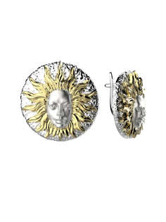 Серьги Spika Gold 20172-045-08