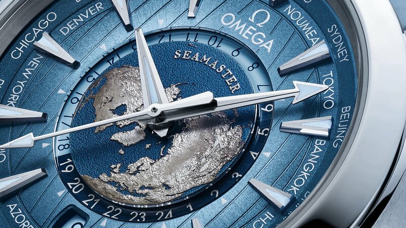 Omega Seamaster Aqua Terra 150M GMT Worldtimer Summer Blue 220.12.43.22.03.002