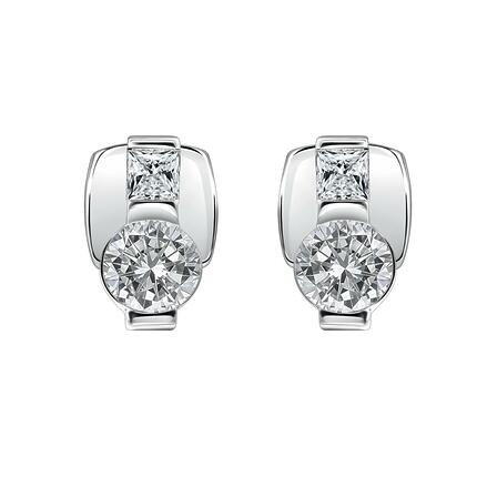 Серьги пусеты Cassiopea Diam 1 34751-01Diam1
