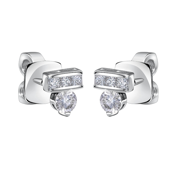 Серьги пусеты Cassiopea Diam 2 34851-01Diam2