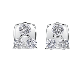 Серьги пусеты Cassiopea Diam 3 34951-01Diam3