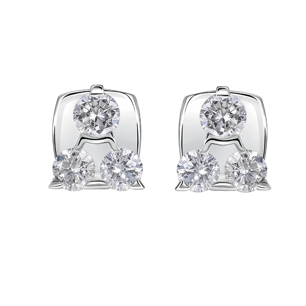 Серьги пусеты Cassiopea Diam 3 34951-01Diam3