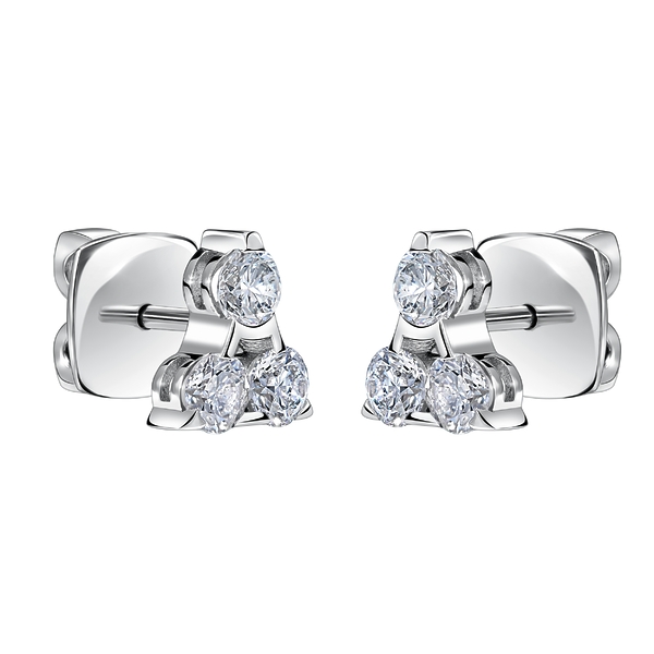 Серьги пусеты Cassiopea Diam 3 34951-01Diam3