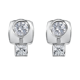 Серьги пусеты Cassiopea Diam 4 35051-01Diam4