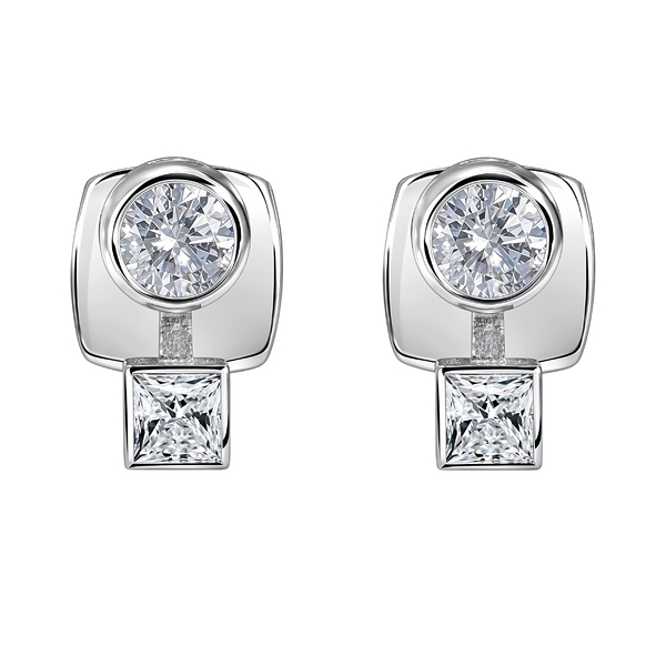 Серьги пусеты Cassiopea Diam 4 35051-01Diam4