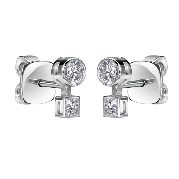 Серьги пусеты Cassiopea Diam 4 35051-01Diam4