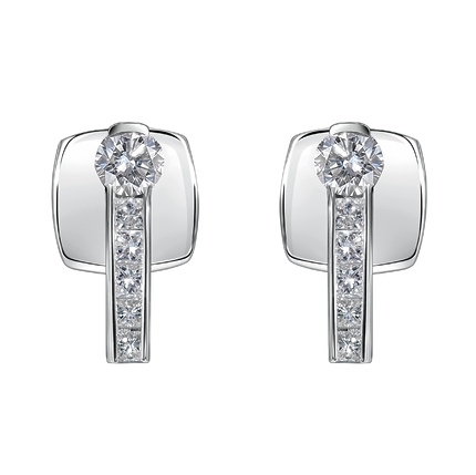 Серьги пусеты Cassiopea Diam 5 35151-01Diam5
